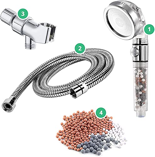 Original StoneStream EcoPower High Pressure Handheld Shower Head with ON OFF switch