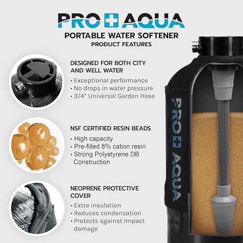 16 000 Grain Portable Water Softener for RV