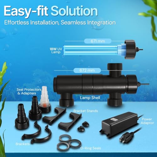 Pond UV Lights for Outdoor Ponds