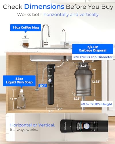 17UB Under Sink Water Filter System with Dedicated Faucet (1116 day)