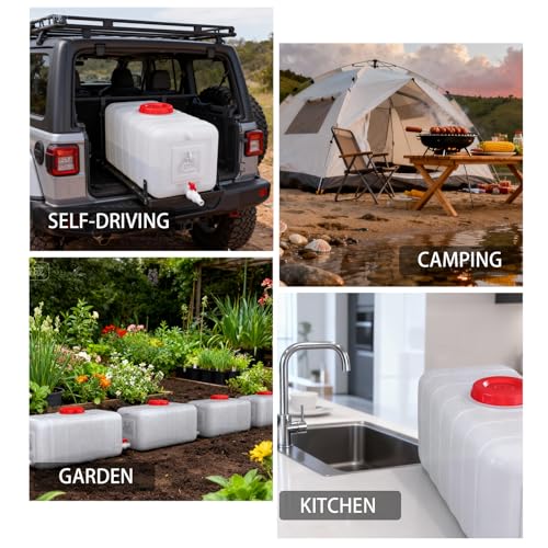 13Gallon 50L Water Storage Tank with Spigot