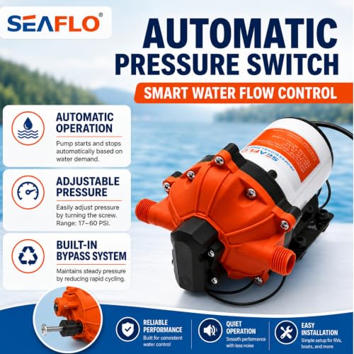 55 Series 115V AC Automatic Demand Diaphragm Pump