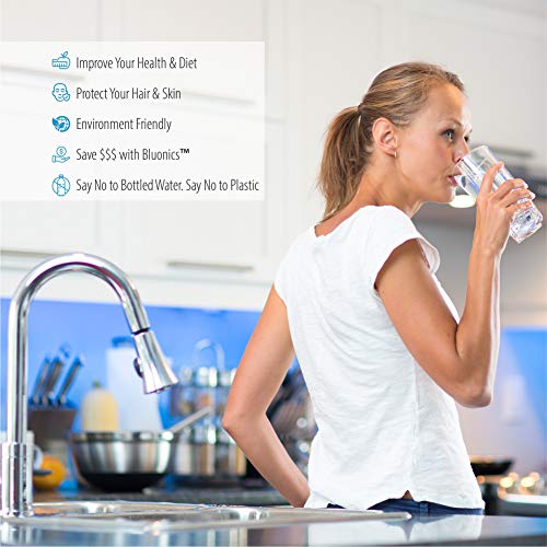 55W UV Ultraviolet Light Plus Sediment and Carbon Well Water Filter Purifier System with NPT 1" Ports