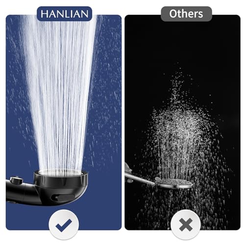 On Off Pause Camper Shower Head with Filter for RV