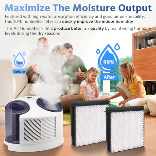 4 Pack 1040 Humidifier Wick Filter (4 Count)