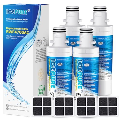 ADQ747935 Refrigerator Water Filter and LT120F Air Filter (4 Count)