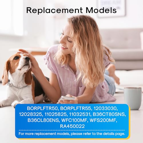 BORPLFTR50 Refrigerator Water Filter Replacement for Bosch Ultra Clarity Pro 11032531 (2 Count)