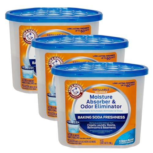 Clean Burst Moisture Absorber and Odor Eliminator Tubs (42 Ounce)