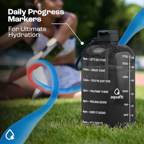 Half Gallon Water Bottle with Time Marker