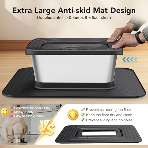 10L Stainless Steel Dog Water Bowl