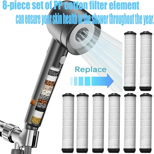 Shower Filter for Handheld Shower Head (8 Count)