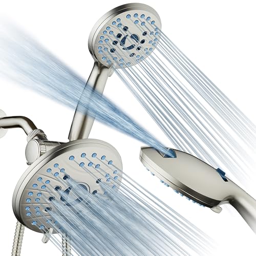 AquaCare 50 mode High Pressure 7 inch Shower Head Combo w
