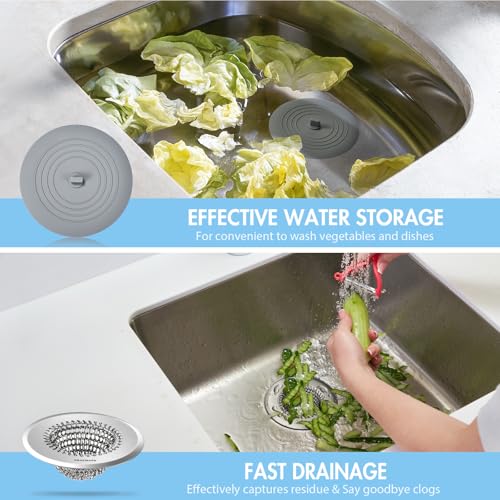Kitchen Sink Drain Strainer & Sink Stopper