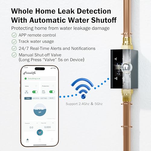 LP365 P Smart Water Monitor and Automatic Shutoff