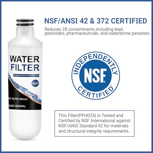 FML-5 GF-1000P WD-F46 RWF4700AC Water filter for LG Replacement
