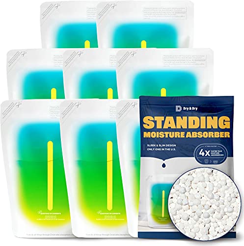 8 Packs Standing Moisture Absorbers for Basements