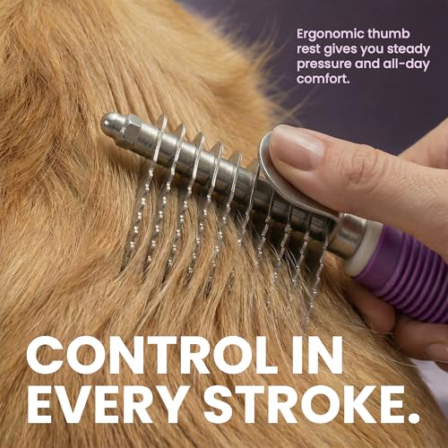 Poodle Dematting Fur Rake Comb Brush for Dogs and Cats