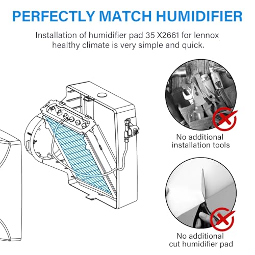 35 Humidifier Filter Pad X2661 for Lennox Healthy Climate Water Panel