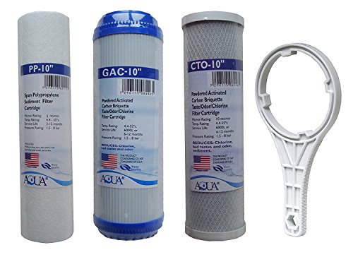 Universal Reverse Osmosis RO Replacement Set of 3 filter cartridges