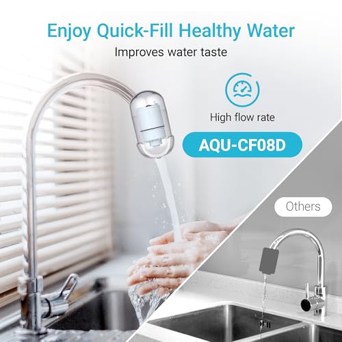Alkaline] AQUA CREST CF08D Filter Replacement for PUR® Faucet (2 Count)