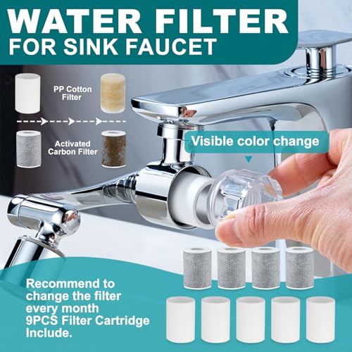1080º Sink Water Filter Faucet (9 Count)
