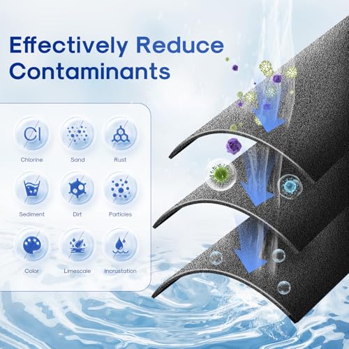 10" x 4.5" Whole House Sediment Activated Carbon Water Filter 2Pack (2 Count)