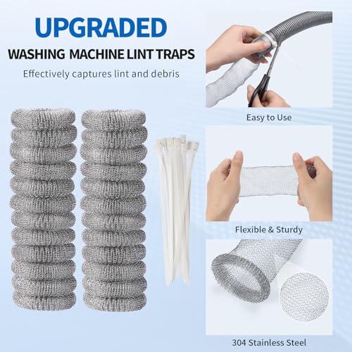 Lint Traps for Washing Machine (24 Count)