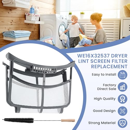 WE16X32537 WE16X29597 Dryer Lint Screen Filter Compatible for GE