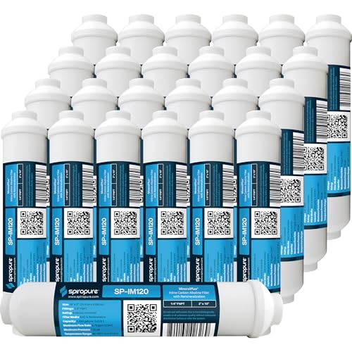 SP IM120 Alkaline Carbon Inline Water Filter 1 (25 Count)