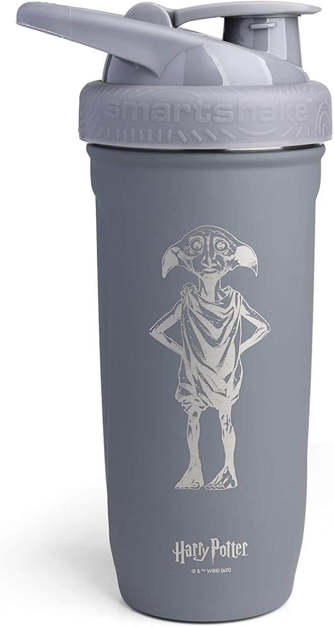 Smart Shake Reforce Stainless Steel Harry Potter Dobby Shaker Bottle (900 ML /30oz) | Light Weight Resistance Sports Shaker Bottle with a Soft Lid | Leakproof, BPA Free & DEHP Free