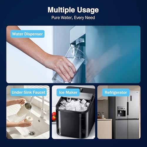 Inline Water Filter System for Fridge