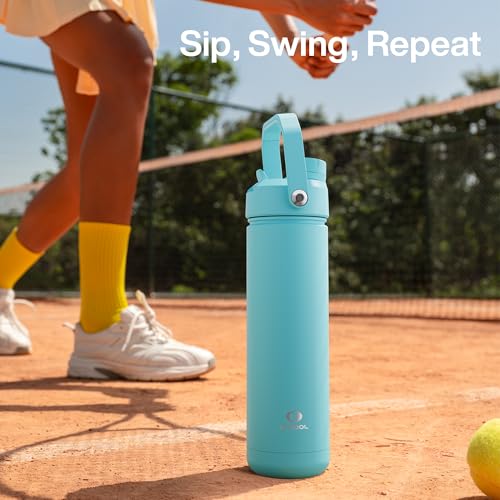 Insulated Water Bottle with Straw Stainless Steel Water Bottle