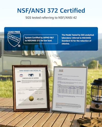RV Inline Water Filter