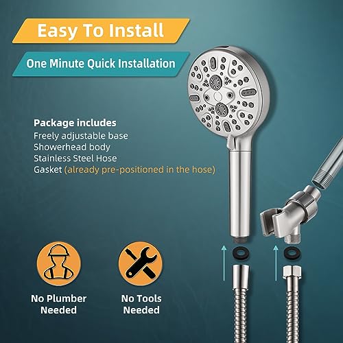 Filtered Shower Head with Handheld