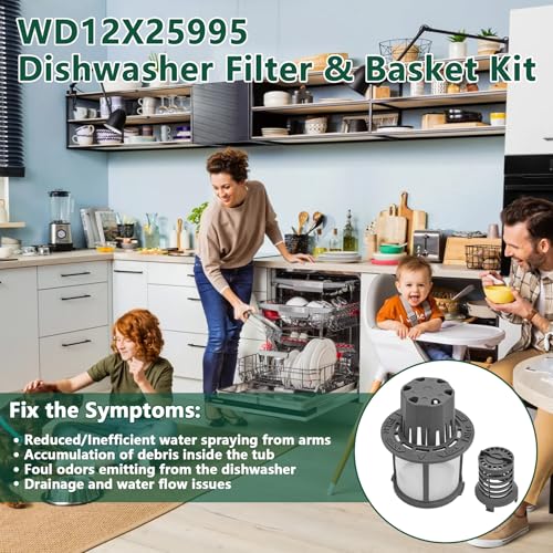 WD12X25995 Ultra Fine Filter & Basket Assembly