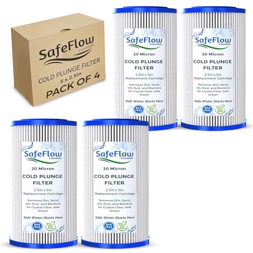 5" x 2.5" Cold Plunge Filter 20 Micron (4 Count)