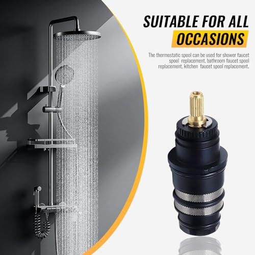 Thermostatic Shower Cartridge Replacement Parts Kit Compatible with Hansgrohe 98282000