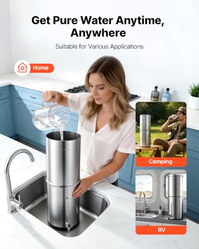 Gravity fed Water Filter System