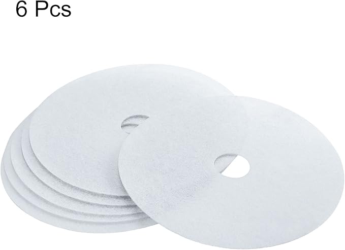 MECCANIXITY Universal Cloth Dryer Exhaust Filter, Cotton 240x38mm White for Clothes Dryer Filter Replacement Pack of 6