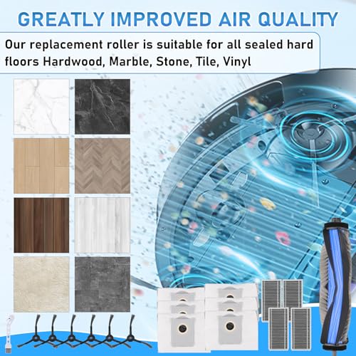 19 Pack Replacement Parts for Ecovacs Deebot X8 Pro Omni for Yeedi S14