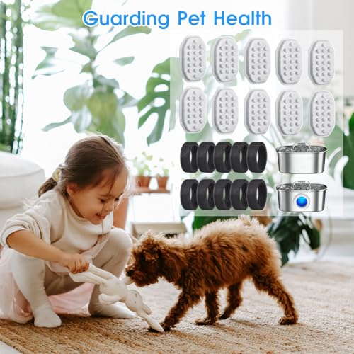 20 Pack Cat Water Fountain Filters