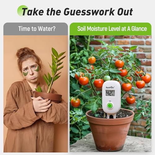 Smart Digital Wireless Plant Moisture Meter Houseplant Indoor