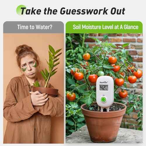 Smart Digital Wireless Plant Moisture Meter Houseplant Indoor