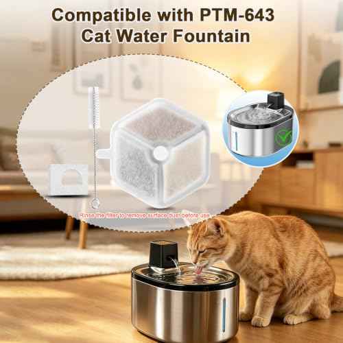 12PK Cat Water Filter for PTM (26 Count)