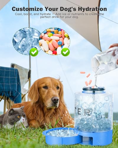 Large Dog Water Bottle Portable Bowl