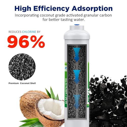 T33 Inline Post Carbon Water Filter 1 (2 Count)