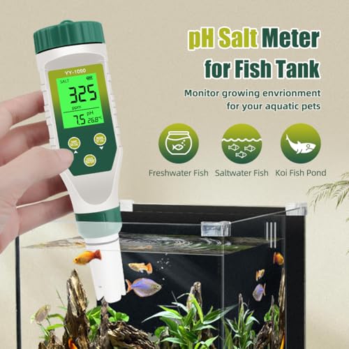 PH Meter & TDS Meter 5 in 1 Water Tester pH