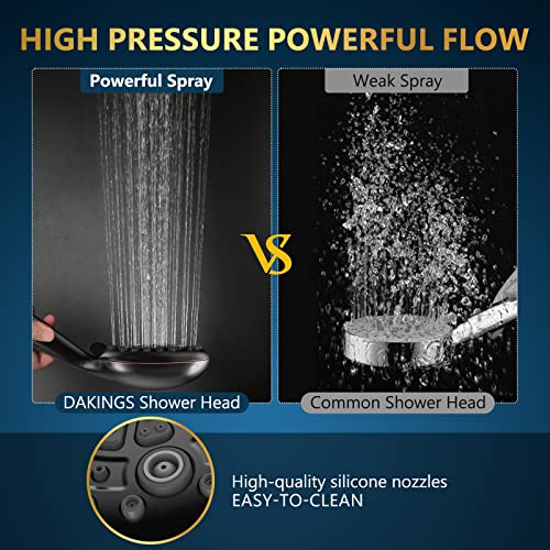 6 Spray Modes High Pressure Handheld Showerhead Set Upgraded