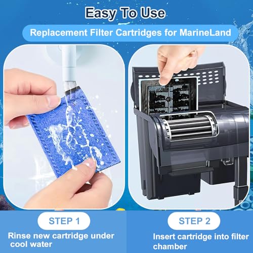 12 PCS Aquarium Filter Cartridge Filters (12 Count)