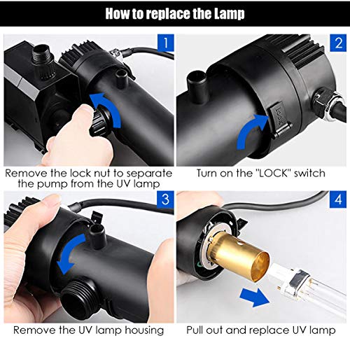4 in 1 Submersible Pond Filter Pump